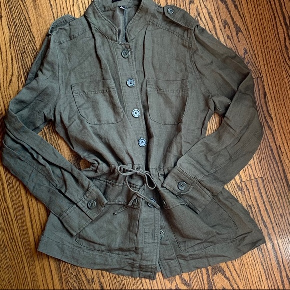 Willi Smith Jackets & Blazers - 〰️Army Green Button down jacket〰️